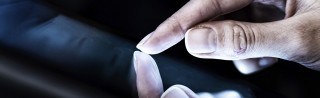 digital tablet closeup
