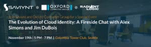 Alex Simons Fireside Chat Evolution of Cloud Identity