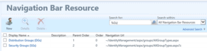 Navigation URL, hide buttons in MIM portal