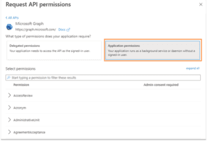 API permissions microsoft graph secure onboarding