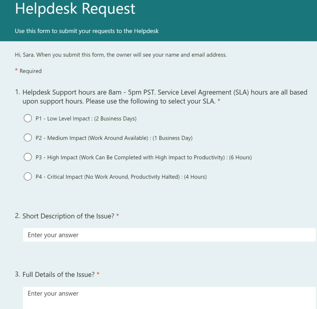 Building an Internal IT Help Desk with Microsoft 365 E3 or E5 Licenses